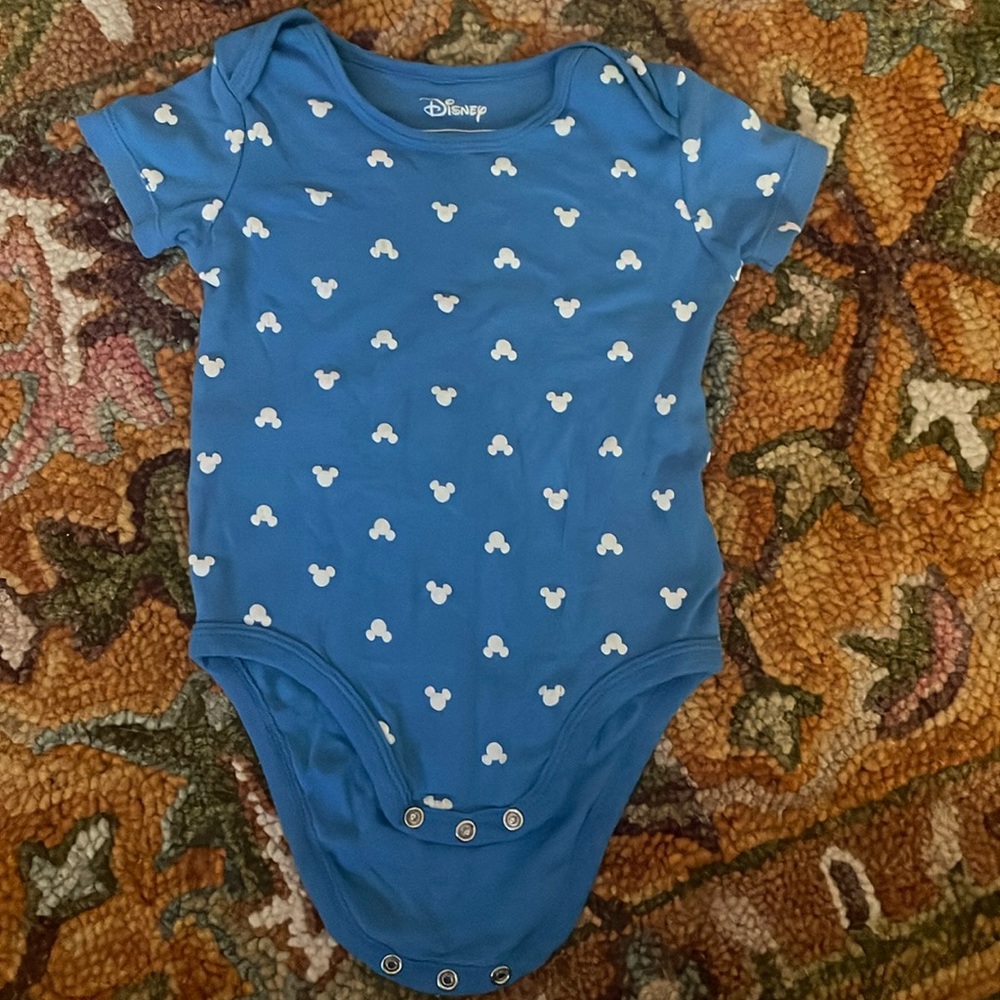 Disney baby blue onesie